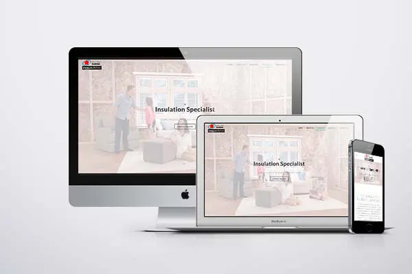 Wall 2 Wall Insulation website with customised video home page.